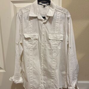 White Button-Up Shirt
